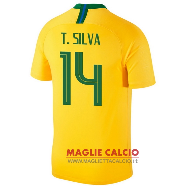 maglietta brasile 2018 t.silva 14 prima